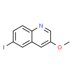 ChemSpider 2D Image | 6-Iodo-3-methoxyquinoline | C10H8INO