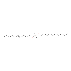 ChemSpider 2D Image | [(4E)-4-Decen-1-yloxy](decyloxy)dimethylsilane | C22H46O2Si