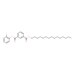 ChemSpider 2D Image | 2-Fluorophenyl pentadecyl isophthalate | C29H39FO4