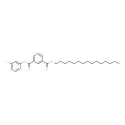 ChemSpider 2D Image | 3-Fluorophenyl pentadecyl isophthalate | C29H39FO4