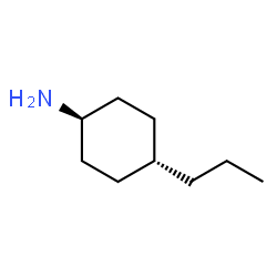 ChemSpider 2D Image | trans-4-Propylcyclohexanamine | C9H19N