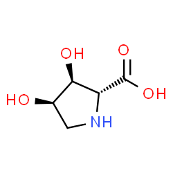 ChemSpider 2D Image | (3S,4R)-3,4-Dihydroxy-D-proline | C5H9NO4