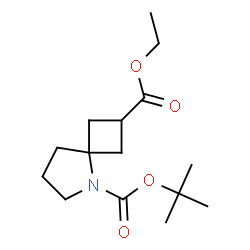 ChemSpider 2D Image | 5-tert-butyl 2-ethyl 5-azaspiro[3.4]octane-2,5-dicarboxylate | C15H25NO4