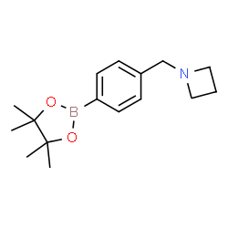 ChemSpider 2D Image | 1-(4-(4,4,5,5-Tetramethyl-1,3,2-dioxaborolan-2-yl)benzyl)azetidine | C16H24BNO2