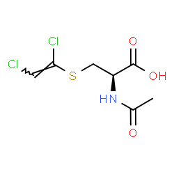 ChemSpider 2D Image | N-Acetyl S-(1,2-dichlorovinyl)-L-cysteine | C7H9Cl2NO3S