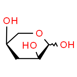 ChemSpider 2D Image | 3-Deoxy-L-erythro-pentopyranose | C5H10O4
