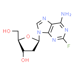 ChemSpider 2D Image | 2'-Deoxy-2-fluoroadenosine | C10H12FN5O3