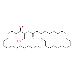 ChemSpider 2D Image | N-[(2R,3R)-1,3-Dihydroxy-2-octadecanyl]icosanamide | C38H77NO3