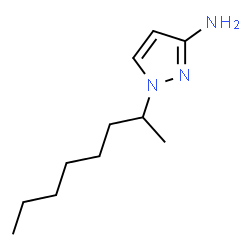 ChemSpider 2D Image | 1-(2-Octanyl)-1H-pyrazol-3-amine | C11H21N3