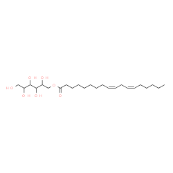 ChemSpider 2D Image | 1-O-[(9Z,12Z)-9,12-Octadecadienoyl]hexitol | C24H44O7