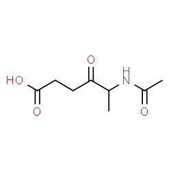 ChemSpider 2D Image | 5-Acetamido-4-oxohexanoic acid | C8H13NO4