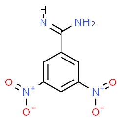 ChemSpider 2D Image | 3,5-Dinitrobenzenecarboximidamide | C7H6N4O4