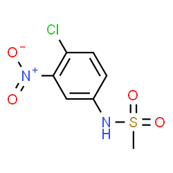 ChemSpider 2D Image | N-(4-Chloro-3-nitrophenyl)methanesulfonamide | C7H7ClN2O4S