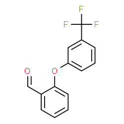 ChemSpider 2D Image | 2-[3-(Trifluoromethyl)phenoxy]benzaldehyde | C14H9F3O2