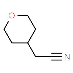 ChemSpider 2D Image | Tetrahydro-2H-pyran-4-ylacetonitrile | C7H11NO