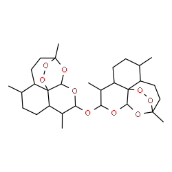 ChemSpider 2D Image | 10,10'-Oxybis(1,5,9-trimethyl-11,14,15,16-tetraoxatetracyclo[10.3.1.0~4,13~.0~8,13~]hexadecane) | C30H46O9