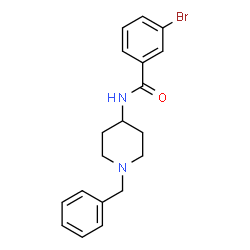 ChemSpider 2D Image | N-(1-Benzyl-4-piperidinyl)-3-bromobenzamide | C19H21BrN2O
