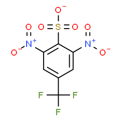 ChemSpider 2D Image | 2,6-Dinitro-4-trifluoromethylbenzenesulfonate | C7H2F3N2O7S