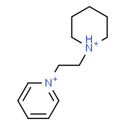 ChemSpider 2D Image | 1-[2-(1-Piperidiniumyl)ethyl]pyridinium | C12H20N2