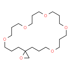 ChemSpider 2D Image | 1,7,11,15,19,23-Hexaoxaspiro[2.23]hexacosane | C20H38O6