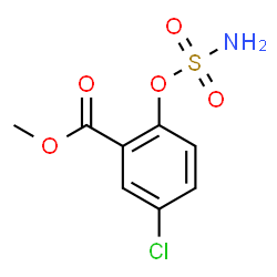ChemSpider 2D Image | Methyl 5-chloro-2-(sulfamoyloxy)benzoate | C8H8ClNO5S