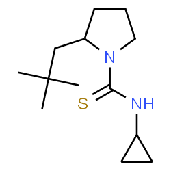ChemSpider 2D Image | N-Cyclopropyl-2-(2,2-dimethylpropyl)-1-pyrrolidinecarbothioamide | C13H24N2S