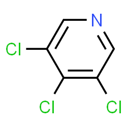 ChemSpider 2D Image | 3,4,5-Trichloropyridine | C5H2Cl3N