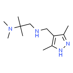 ChemSpider 2D Image | N~1~-[(3,5-Dimethyl-1H-pyrazol-4-yl)methyl]-N~2~,N~2~,2-trimethyl-1,2-propanediamine | C12H24N4