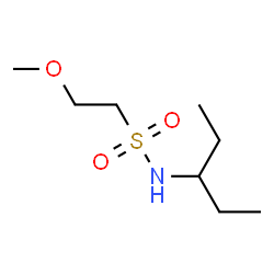 ChemSpider 2D Image | 2-Methoxy-N-(3-pentanyl)ethanesulfonamide | C8H19NO3S