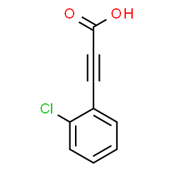 ChemSpider 2D Image | 3-(2-Chlorophenyl)-2-propynoic acid | C9H5ClO2