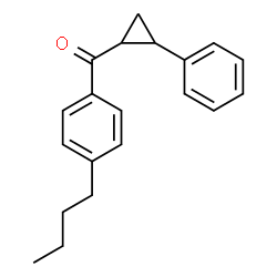 ChemSpider 2D Image | (4-Butylphenyl)(2-phenylcyclopropyl)methanone | C20H22O