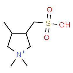 ChemSpider 2D Image | 1,1,3-Trimethyl-4-(sulfomethyl)pyrrolidinium | C8H18NO3S