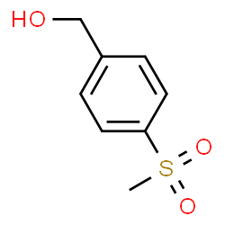 ChemSpider 2D Image | 4-(Methylsulfonyl)benzyl alcohol | C8H10O3S