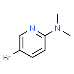 ChemSpider 2D Image | 5-Bromo-2-dimethylaminopyridine | C7H9BrN2