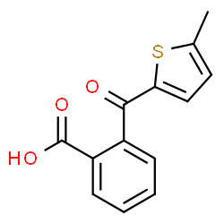 ChemSpider 2D Image | 5-Methyl-2-thienylcarbonyl benzoic acid | C13H10O3S