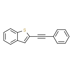 ChemSpider 2D Image | 2-(Phenylethynyl)-1-benzothiophene | C16H10S