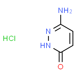 ChemSpider 2D Image | 6-Amino-3(2H)-pyridazinone hydrochloride (1:1) | C4H6ClN3O