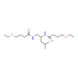 ChemSpider 2D Image | N,N'-(4-Methyl-1,2-pentanediyl)bis(4-ethoxybutanamide) | C18H36N2O4