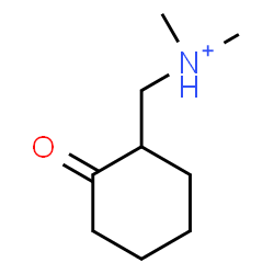 ChemSpider 2D Image | N,N-Dimethyl(2-oxocyclohexyl)methanaminium | C9H18NO
