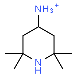 ChemSpider 2D Image | 2,2,6,6-Tetramethyl-4-piperidinaminium | C9H21N2