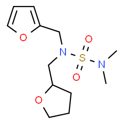 ChemSpider 2D Image | N-(2-Furylmethyl)-N',N'-dimethyl-N-(tetrahydro-2-furanylmethyl)sulfuric diamide | C12H20N2O4S