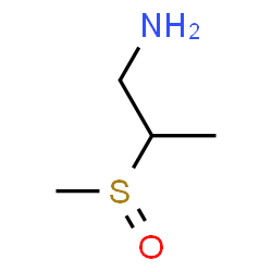 ChemSpider 2D Image | 2-(Methylsulfinyl)-1-propanamine | C4H11NOS