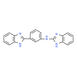 ChemSpider 2D Image | N-[3-(1H-Benzimidazol-2-yl)phenyl]-1H-benzimidazol-2-amine | C20H15N5
