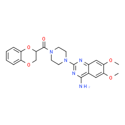 ChemSpider 2D Image | Doxazosin | C23H25N5O5
