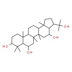 ChemSpider 2D Image | Hopane-3,6,16,22-tetrol | C30H52O4