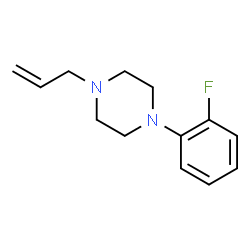 ChemSpider 2D Image | 1-Allyl-4-(2-fluorophenyl)piperazine | C13H17FN2