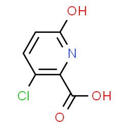 ChemSpider 2D Image | 3-Chloro-6-hydroxypyridine-2-carboxylic acid | C6H4ClNO3