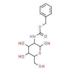 ChemSpider 2D Image | 2-{[(Benzyloxy)carbonyl]amino}-2-deoxyhexopyranose | C14H19NO7
