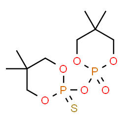 ChemSpider 2D Image | 2,2'-Oxybis(5,5-dimethyl-1,3,2-dioxaphosphinane) 2'-oxide 2-sulfide | C10H20O6P2S