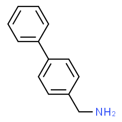ChemSpider 2D Image | 4-Phenylbenzylamine | C13H13N